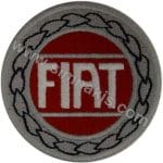 Fiat Nakış işleme Arması Kırmızı 9x9 cm