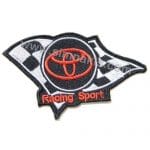 Toyota Racing Sport Nakış İşleme Arması 10x8 cm