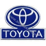 Toyota Nakış İşleme Arma Amblemi Mavi 7x6 cm