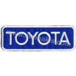 Toyota Yazısı Nakış İşleme Arma Amblemi Mavi 8x3