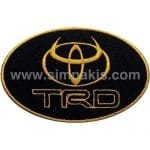 Toyota Nakış İşleme Arması Amblemi Siyah 8,5x5,5