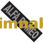 Alfa Romeo Logo Nakış İşleme Arması Amblemi 13x3.5 cm