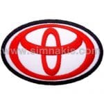 Toyota Logo Nakış İşleme Arma Amblemi 8x5