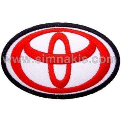 Toyota Logo Nakış İşleme Arma Amblemi 8x5