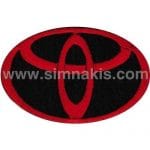 Toyota Logo Nakış İşleme Arma Amblem 8x5 cm