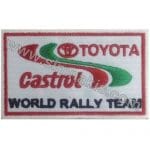 Toyota Castrol Nakış İşleme Arması Amblemi 9x5,5 cm