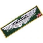 Aston Martin Nakış İşleme Arması Amblemi Yeşil 12x3 cm