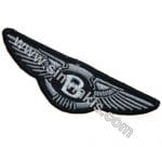 Bentley Nakış İşleme Arması Amblem Siyah 12X3,5 cm