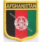 Afghanistan1 Nakış İşleme Bayrak 8x6,5 cm