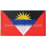 Antigua Nakış İşleme Bayraklar 8x5 cm