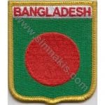 Bangladesh Nakış İşleme Bayrak 8x6,5