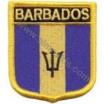 Barbados Nakış İşleme Bayrak 8x6,5