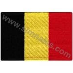 Belçika Belgium Nakış İşleme arma patch peç Bayraklar 8x5 cm