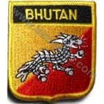 Bhutan Nakış İşleme Bayrak 8x6,5