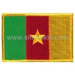 Cameroon Nakış İşleme Bayrak 8x5