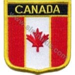 Canada Nakış İşleme Bayrak 8x6,5