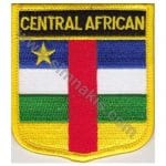Central African Nakış İşleme Bayrak 8x6,5