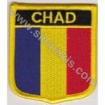 Chad Nakış İşleme Bayrak 8x6,5