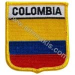 Colombia Nakış İşleme Bayrak 8x6,5