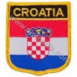 Croatia Nakış İşleme Bayrak 8x6,5