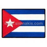 Cuba Nakış İşleme Bayraklar 8x5