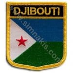 Djbouti Nakış İşleme Bayrak 8x6,5