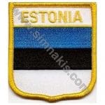 Estonia Nakış İşleme Bayrak 8x6,5