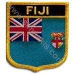 Fiji Nakış İşleme Bayrak 8x6,5