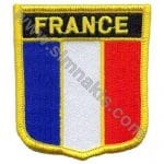 France Nakış İşleme Bayrak 8x6,5