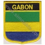Gabon Nakış İşleme Bayrak 8x6,5