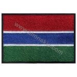 Gambia Nakış İşleme Bayrak 8x5