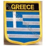 Greece Nakış İşleme Bayrak 8x6,5