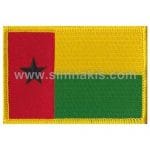 Guinea Bissau Nakış İşleme Bayrak 8x5