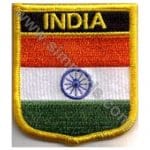 India Nakış İşleme Bayrak 8x6.5 cm