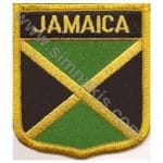 Jamaica Nakış İşleme Bayrak 8x6,5