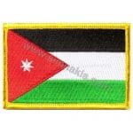 Ürdün Jordan Nakış İşleme Bayrak 8x5 cm