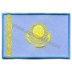 Kazakhstan Nakış İşleme Bayrak 8x5