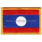 Laos Nakış İşleme Bayrak 8x5