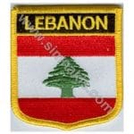 Lebanon Nakış İşleme Bayrak 8x6,5