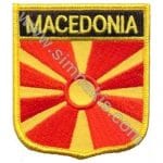 Macedonia Nakış İşleme Bayrak 8x6,5