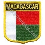 Madagascar Nakış İşleme Bayrak 8x6,5