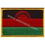 Malawi Nakış İşleme Bayrak 8x5