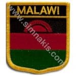Malawi Nakış İşleme Bayrak 8x6,5