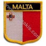 Malta Nakış İşleme Bayrak 8x6,5