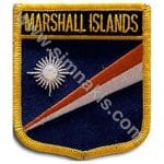 Marshall islands Nakış İşleme Bayrak 8x6,5