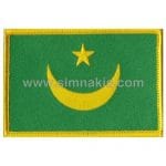 Mauritania islands Nakış İşleme Bayrak 8x5