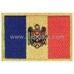 Moldova Nakış İşleme Bayraklar 8x5