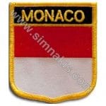 Monaco Nakış İşleme Bayrak 8x6,5