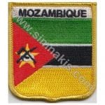 Mozambique Nakış İşleme Bayrak 8x6,5