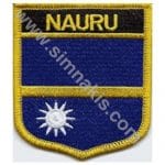 Nauru Nakış İşleme Bayrak 8x6,5